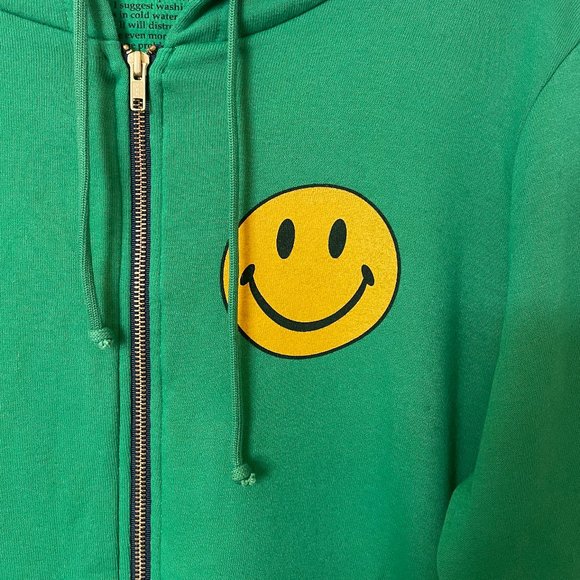 Aviator Nation Tops Aviator Nation Smiley Ziphoodie Size Xxl Poshmark